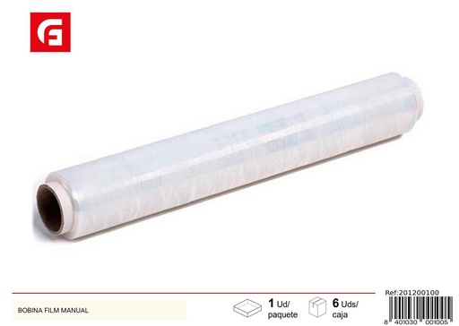 [201200100] Bobina de film transparente para embalaje y protección de productos