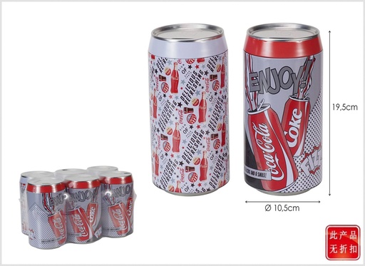 [BLT942553] Hucha metálica Coca-Cola D.10,5x19,5