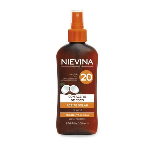 [8410236010209] Aceite de coco Neivina F20 200ml para cuidado de la piel