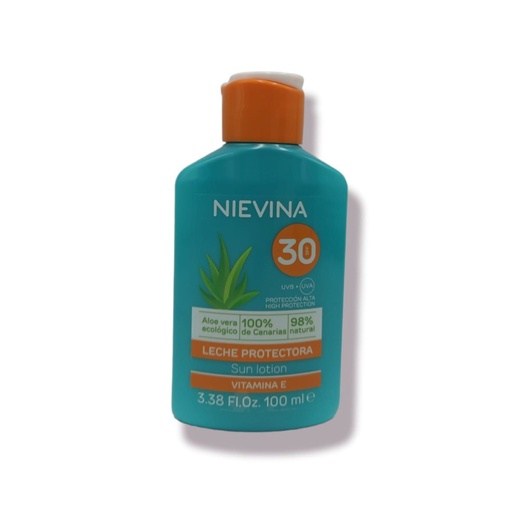 [8410236014306] Loción solar NieVina SPF30 100ml para protección solar