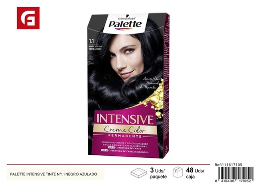 [111617105] Tinte Palette Intensive nº1.1 negro azulado para cabello