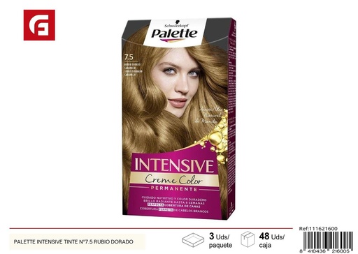 [111621600] Tinte para cabello Palette Intensive nº7.5 rubio dorado, cuidado del cabello