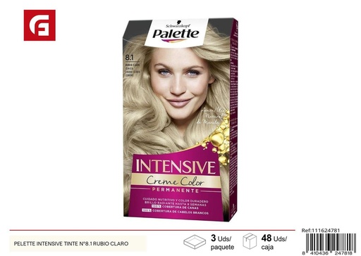 [111624781] Tinte Palette Intensive Nº8.1 Rubio Claro - Coloración capilar y cuidado personal