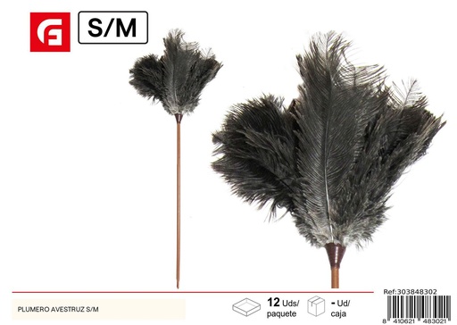 [303848302] Plumero de avestruz para limpieza
