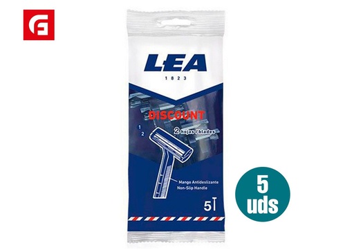 [111300117] Maquinilla de afeitar de 2 hojas 5 unidades - Productos de cuidado personal