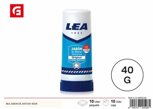 [111300526] Jabón de afeitar BEA 40g - Productos de cuidado personal