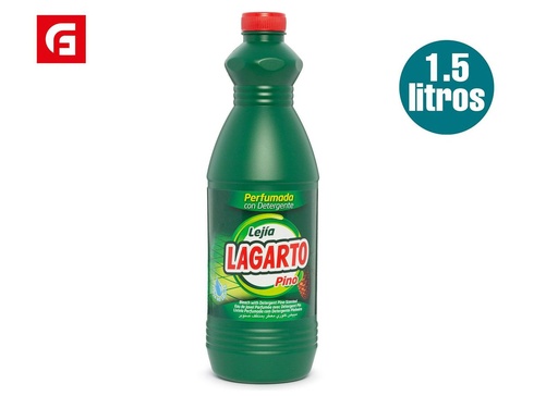 [110100206] Lejía Lagarto Pino 1.5L para limpieza del hogar