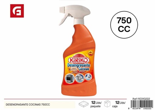 [110310222] Desengrasante para cocinas 750 ml - Productos de limpieza