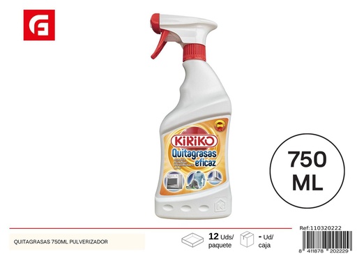 [110320222] Quitagrasa 750 ml pulverizador - Productos de limpieza