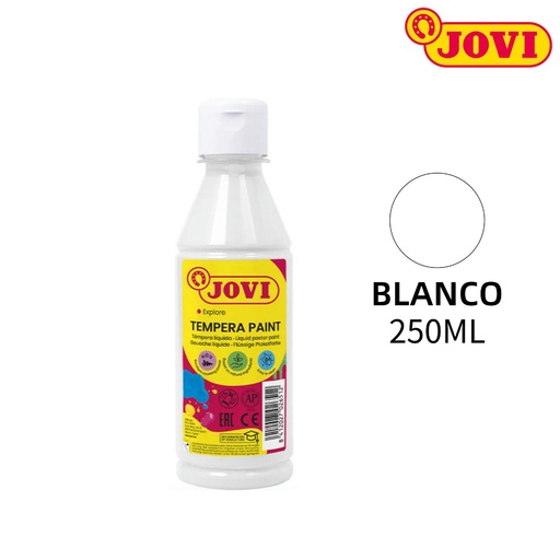 [A000983] Tempera Jovi 250ml blanco para pintura