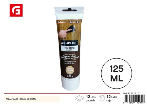 [170212101] Pasta reparadora de madera color nogal claro 125 ml - Aguaplast