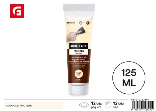[170212104] Pasta reparadora de madera de pino 125 ml - Aguaplast