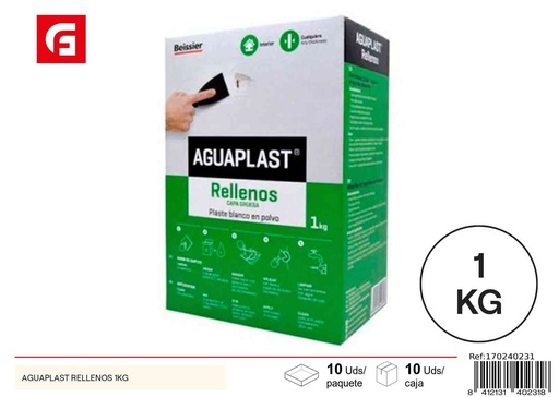 [170240231] Aguaplast rellenos 1 kg - Masillas para reparaciones