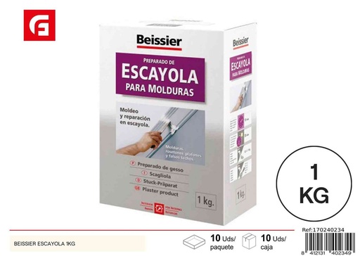 [170240234] Escayola Beissier 1kg para reparaciones y manualidades