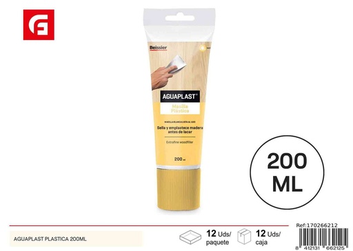 [170266212] Aguaplast plástica 200 ml - Masillas para reparaciones