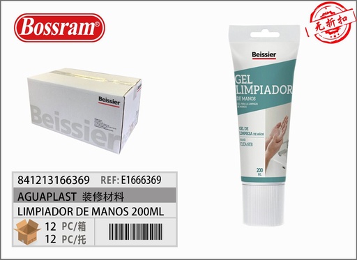 [E1666369] Limpiador de manos 200ml Aguaplast para limpieza