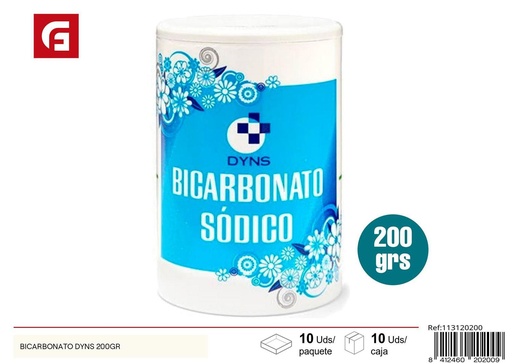 [113120200] Bicarbonato de sodio Dyns 200gr para limpieza