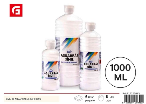 [113120845] Simil de aguarrás Linsa 1000ml para disolventes y pinturas