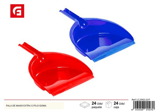 [112901107] Pala de mano extra con goma - Productos de limpieza
