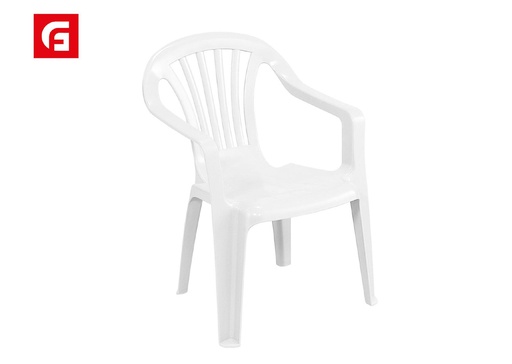 [313808103] Sillón monobloc de plástico para jardín y exteriores