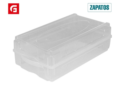 [121008550] Caja organizadora de zapatos de plástico para almacenamiento