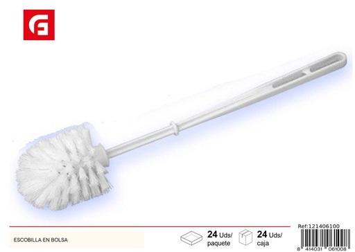 [121406100] Escobilla para WC en bolsa - Utensilios de limpieza
