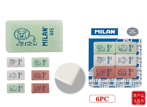 [150794456] Gomas de borrar BMM10049MP 445X6 BLISTER 6 gomas - Material de papelería