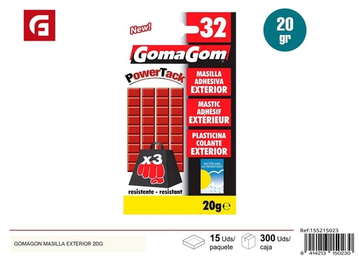 [155215023] Masilla adhesiva Gomagom N32 20 g - Papelería
