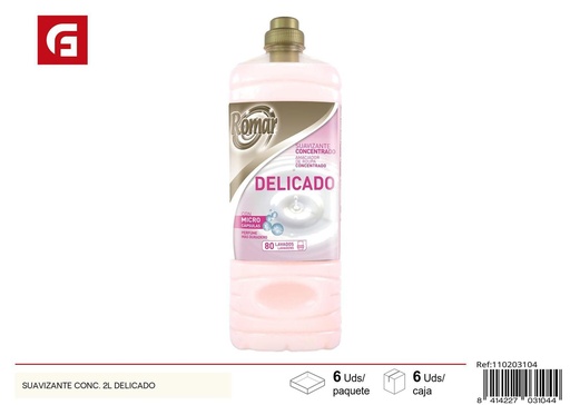 [110203104] Suavizante concentrado 2L delicado para ropa