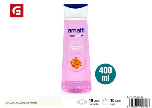 [110204274] Champú de almendras 400ml para cuidado del cabello