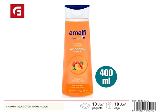 [110204275] Champú de melocotón Amalfi 400ml para cabello