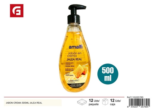 [110205789] Jabón crema con jalea real 500ml para higiene de manos