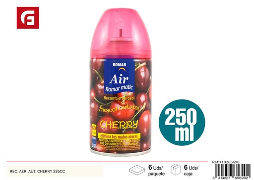 [110265690] Recambio ambientador automático Cherry 335cc para aromatización del hogar