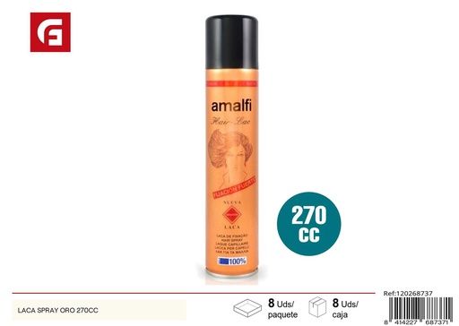 [120268737] Laca spray oro 270 cc - Productos de cuidado personal