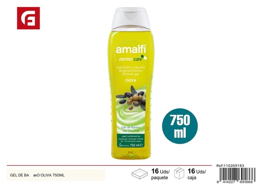 [110269183]  gel de baño oliva 750ml - Productos de cuidado personal