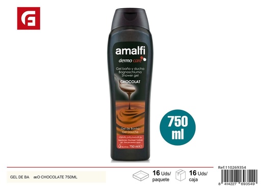 [110269354]  gel de baño chocolate 750ml - Productos de cuidado personal