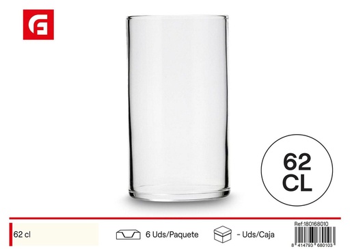 [180168010] Vaso de vidrio 62cl XL Ruta Lum