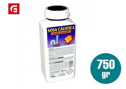 [113241413] Sosa cáustica en bote 750g para limpieza