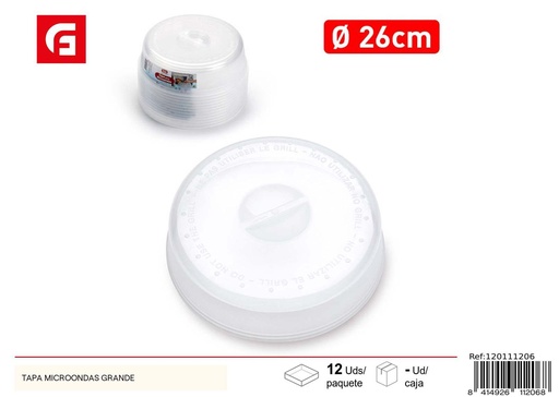 [A002746] Tapa para microondas grande - Utensilios de cocina 