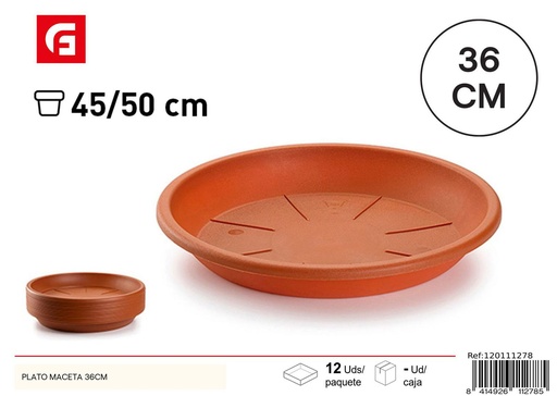 [120111278] Plato maceta 36 cm - Utensilios de cocina y macetas