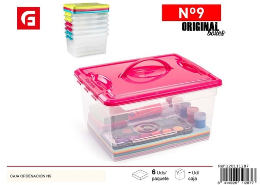 [120111287] Caja de organización N9 - Plásticos para el hogar