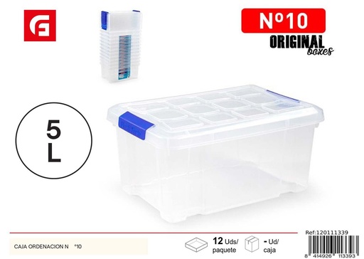 [120111339] Caja de ordenación número 10 - Productos plásticos
