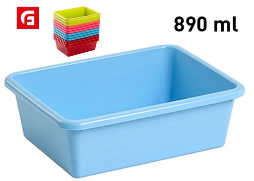 [120111367] Bandeja mini color N1 890ml - Plásticos de cocina
