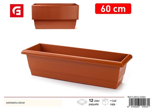[120111403] Jardinera de plástico 60 cm - Macetas para exterior