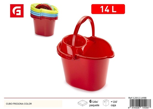 [120111498] Cubo fregona color 14L - Accesorios de limpieza