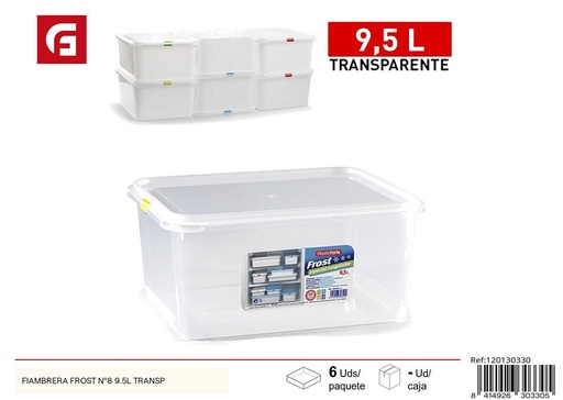 [120130330] Fiambrera Frost nº8 9.5L transparente para alimentos