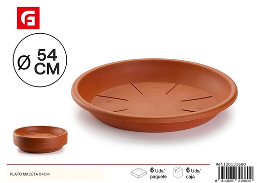 [120131680] Plato maceta de 54cm - Accesorios de jardinería
