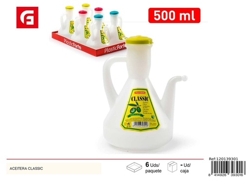 [120139301] Aceitera clásica de plástico - Utensilios de cocina
