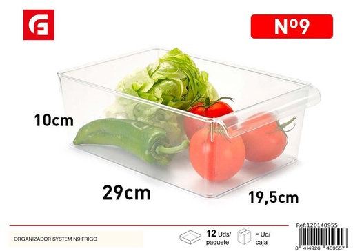 [120140955] Organizador para frigorífico System N9 para almacenamiento en refrigeradores