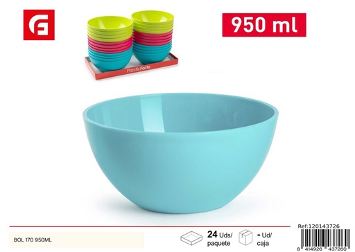 [120143726] Bol de plástico 950 ml - Utensilios de cocina